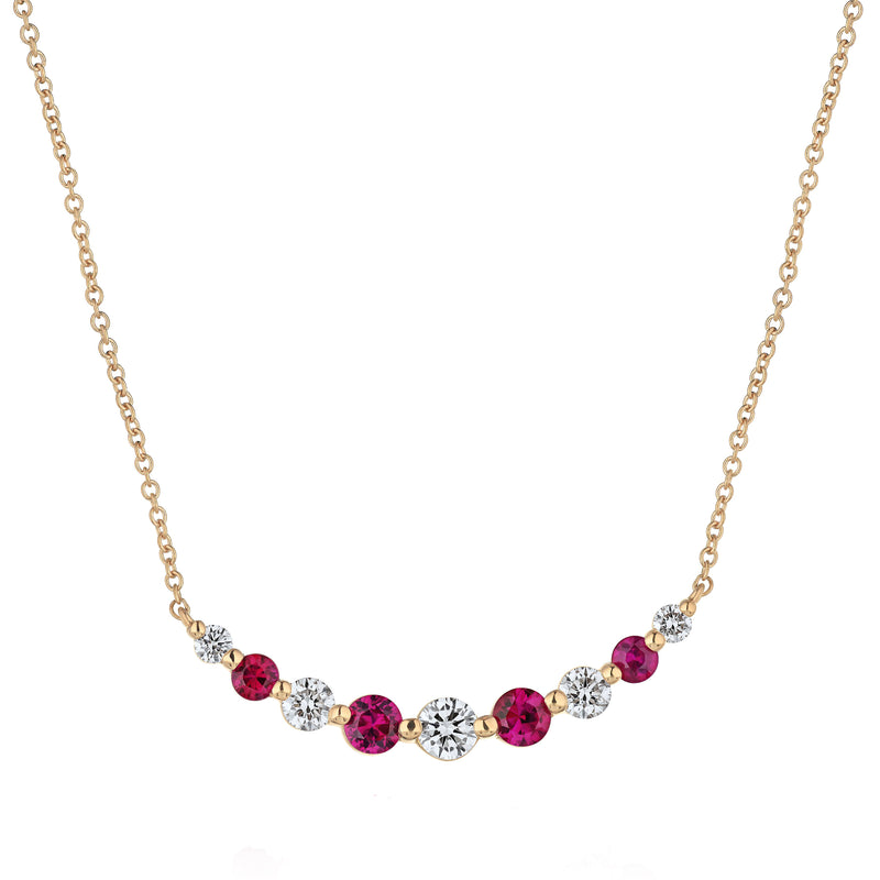 Ruby Expression Necklace